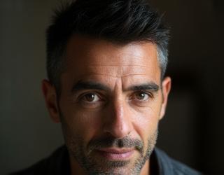 Portrait of artist Javier Rios